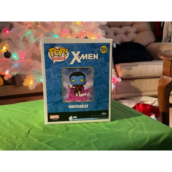 Pop! Deluxe X-Men Nightcrawler Glow in the Dark BAMF PX Previews Exclusive - Picture 9 of 10